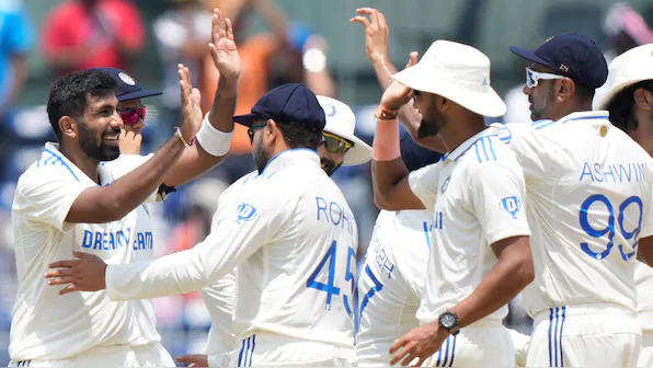 Jasprit Bumrah Crossed 400 international wickets as Bangladesh stumbled to 149 in first innings vs india Jasprit-Bumrah-celebrates-India-Bangladesh-Chennai