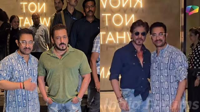 Bollywood’s Three Khans Unite at Junaid Khan’s Movie Screening